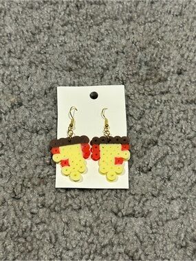 pizza earrings
